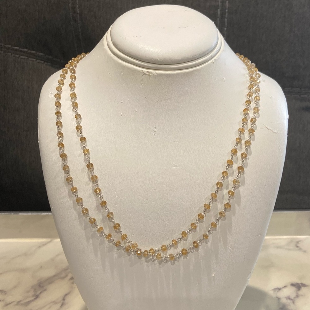 Double Strand Bead Necklace